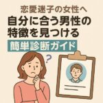 【恋愛迷子の女性へ】自分に合う男性の特徴を見つける簡単診断ガイド
