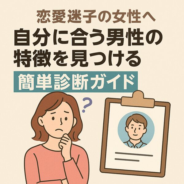 【恋愛迷子の女性へ】自分に合う男性の特徴を見つける簡単診断ガイド