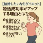 【婚活前のダイエットは効果あり？】成婚率が変わる理由と成功ケースとは