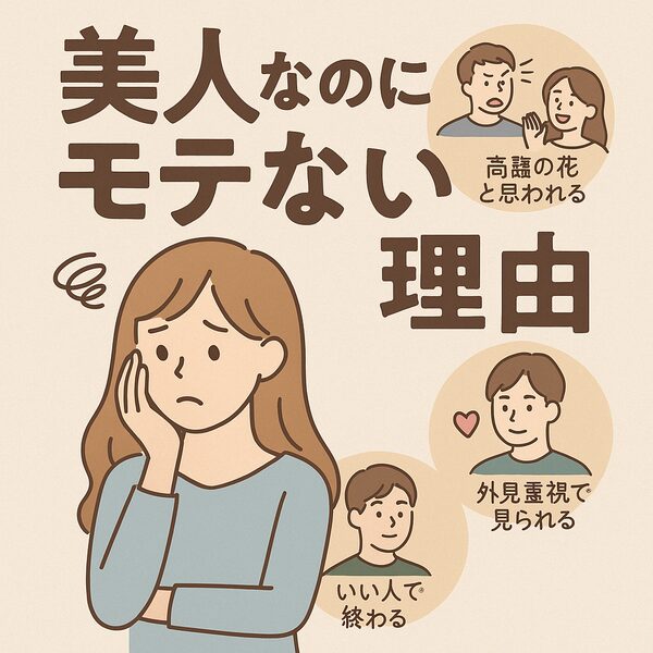 【美人なのにモテないのはなぜ？】可愛くて愛想がいい女性が婚活でつまづく理由