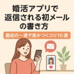 婚活アプリで返信される初メールの書き方｜最初の一通で差がつくコツ10選