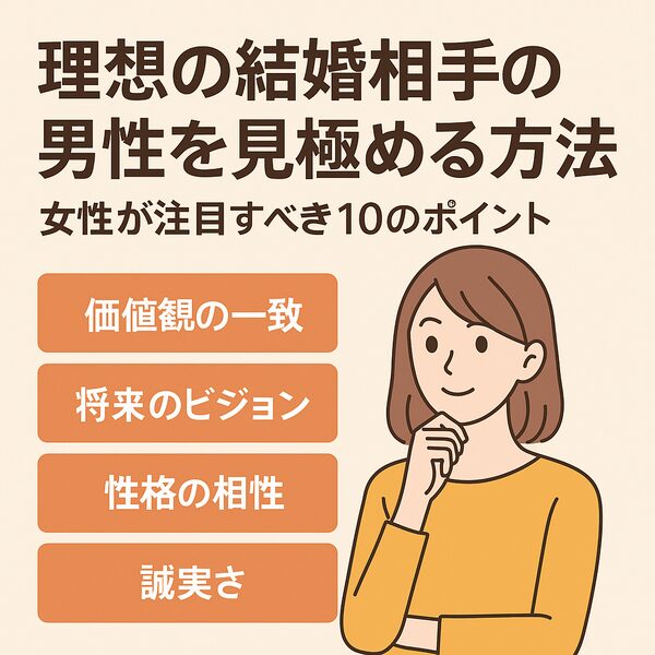 理想の結婚相手の男性を見極める方法｜女性が注目すべき10のポイント