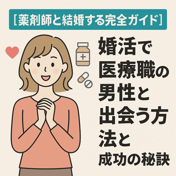 【薬剤師と結婚する完全ガイド】婚活で医療職の男性と出会う方法と成功の秘訣